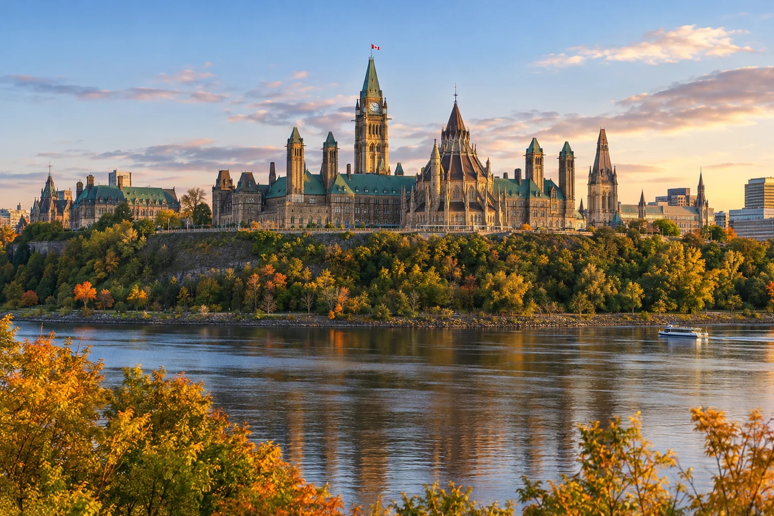 AI-generated view of Parliament Hill in Ottawa